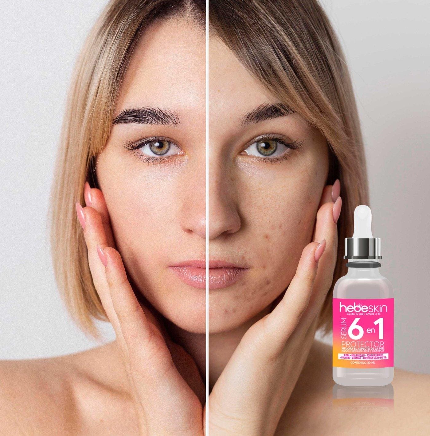 Serum 6 en 1 rosa mosqueta - Hebeskin